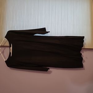 Tussar cotton mix Medium size tunic fabindia Black color